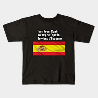 I am From Spain Kids T-Shirt